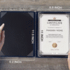 Custom Printed Certificate Holder Merchlist Add Your Design or Logo to Certificate Achievement Holder 8
